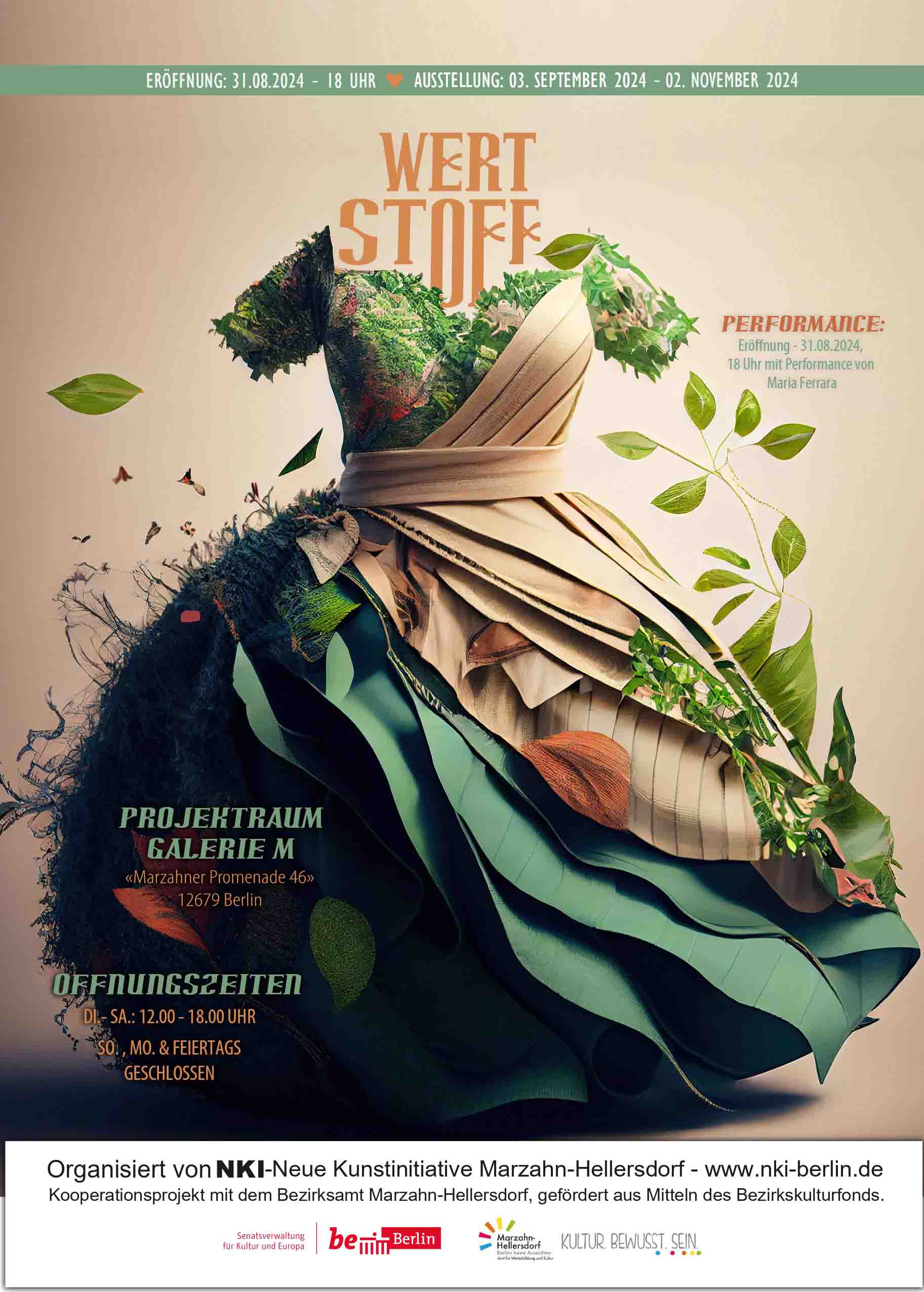 Wertstoffe Textil Plakat NKI 2024